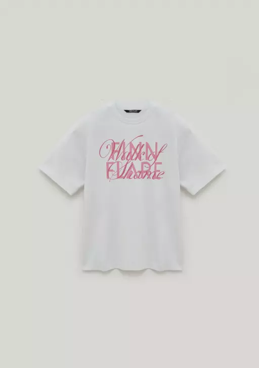 Белая футболка WOS X Finn Flare