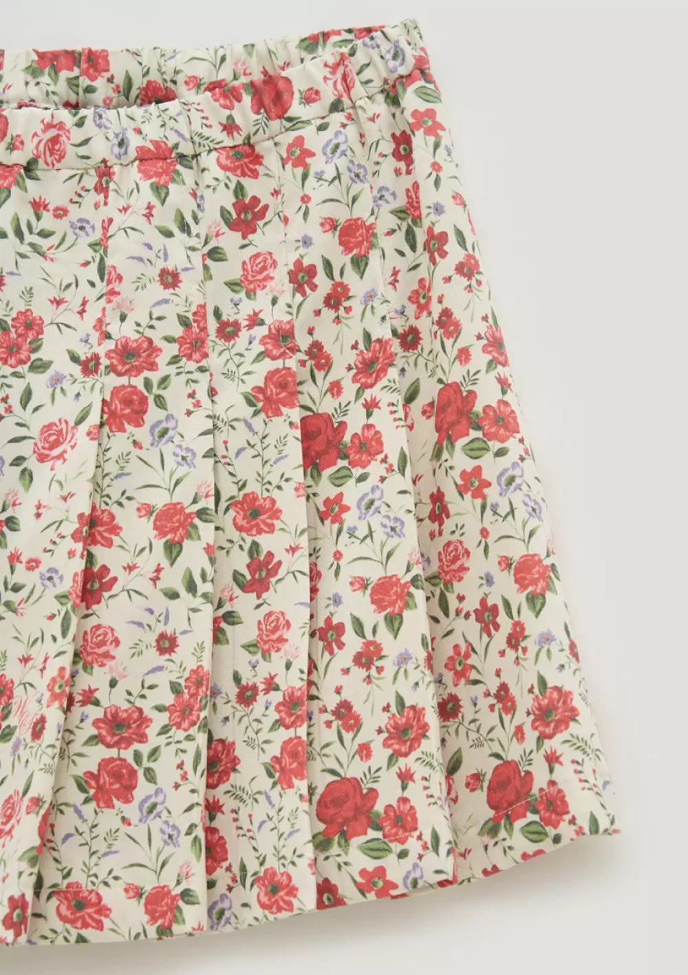Мини - юбка с цветочным принтом