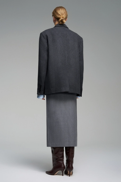 Двубортное пальто