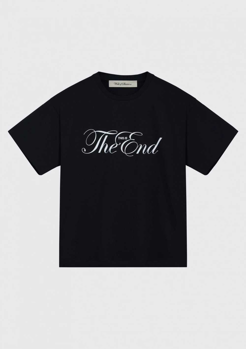 Чёрная футболка с логотипом «THIS IS THE END»