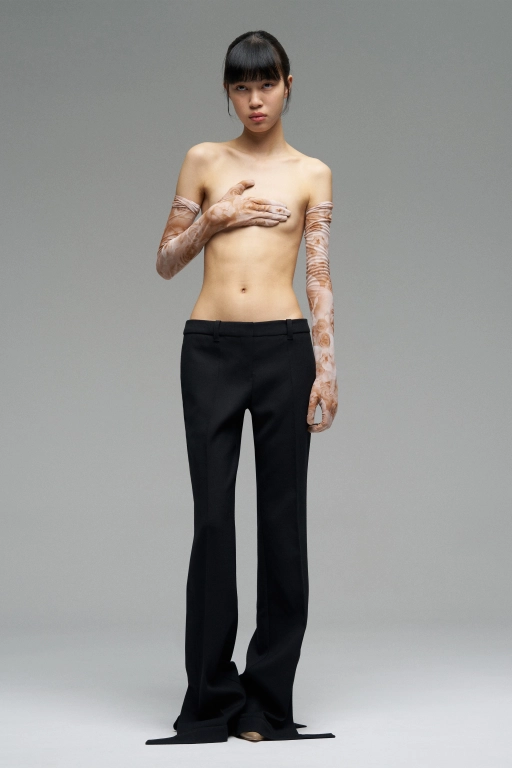 Перчатки эластичные длинные