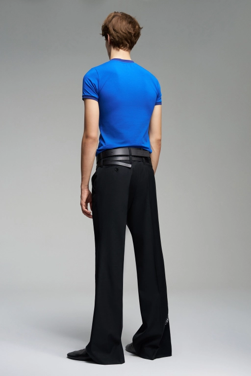 Брюки с двойными шлевками