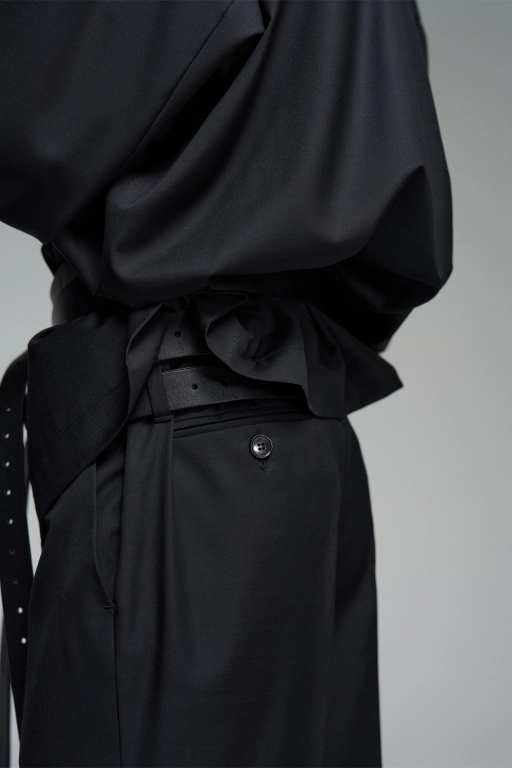 Брюки с двойными шлевками