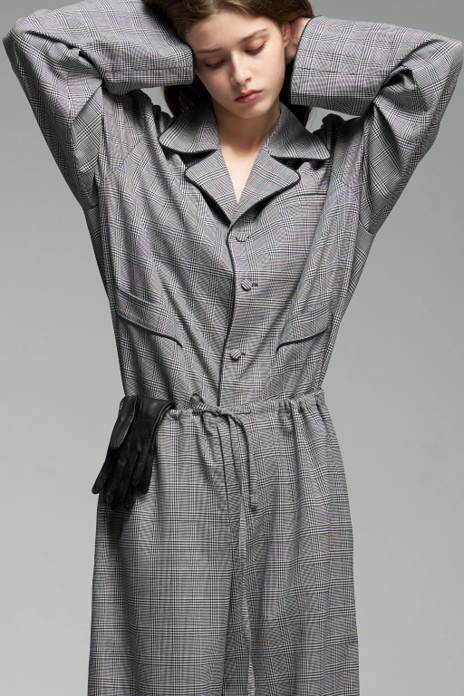 Пижамная рубашка из тонкой шерсти