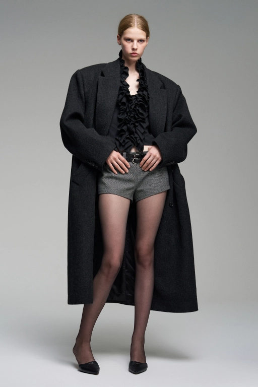 Блуза с рюшами