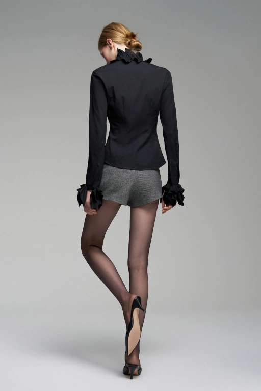 Блуза с рюшами