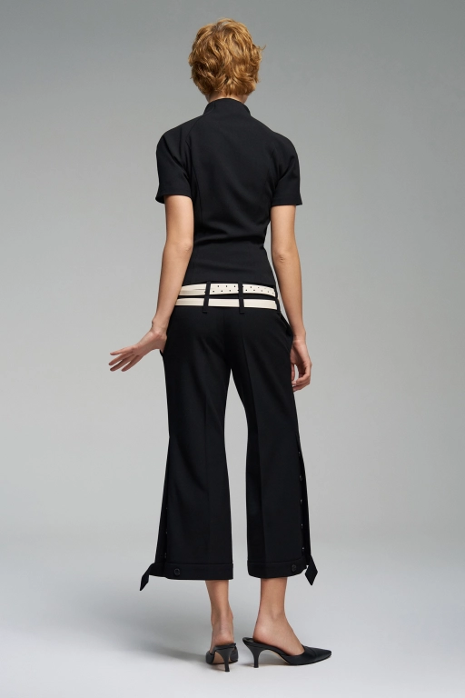 Топ Cipao из костюмной ткани