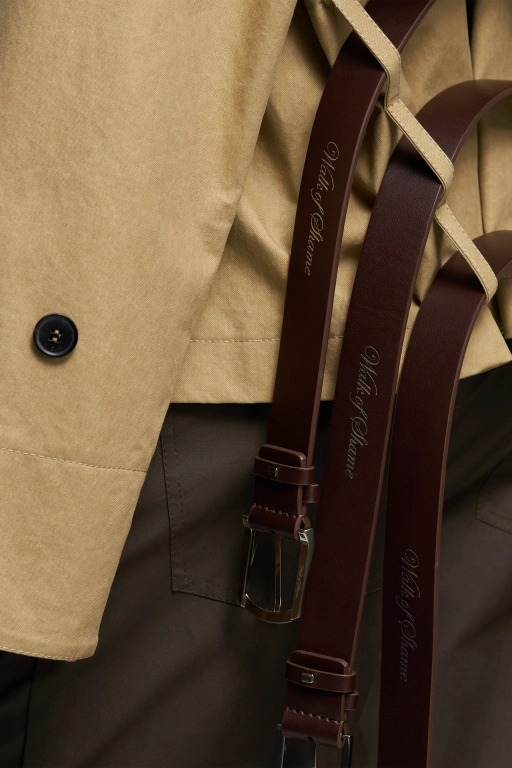 Рельефеный кожаный ремень 35мм