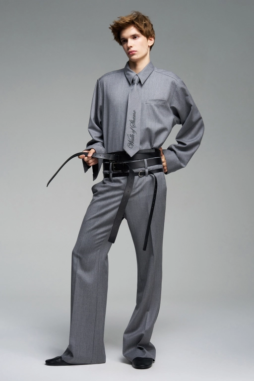 Галстук с вышивкой