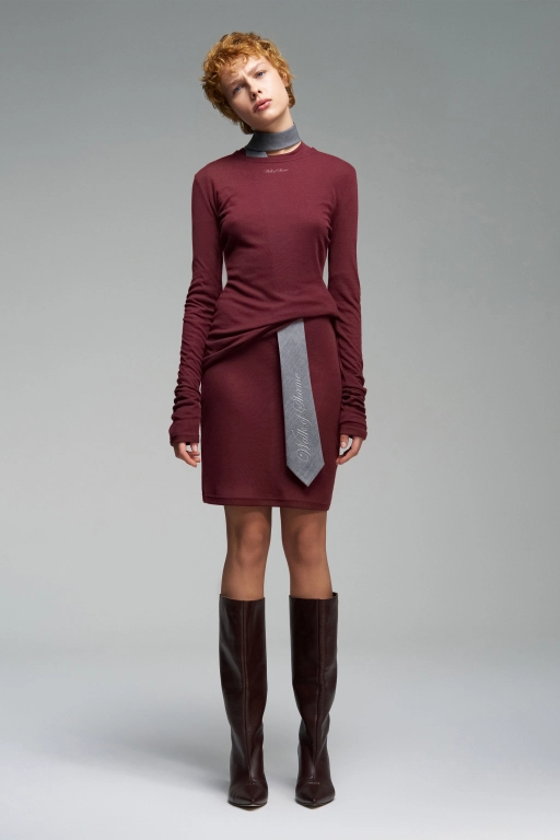 Лонгслив из тонкого трикотажа