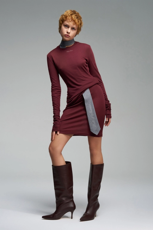 Лонгслив из тонкого трикотажа