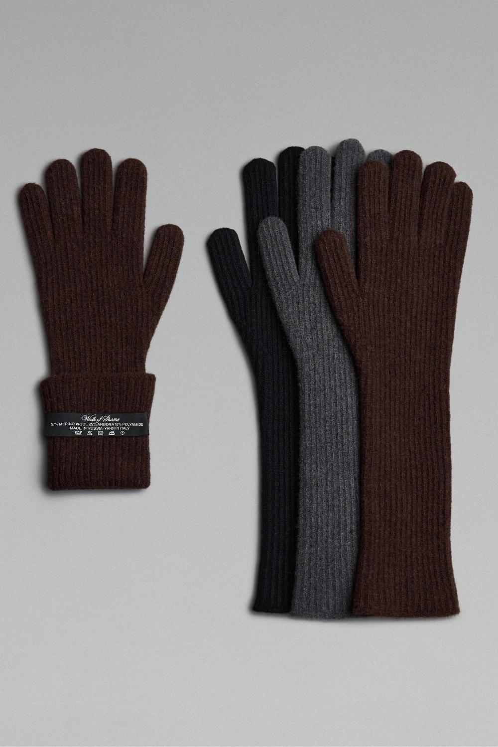 Вязаные перчатки