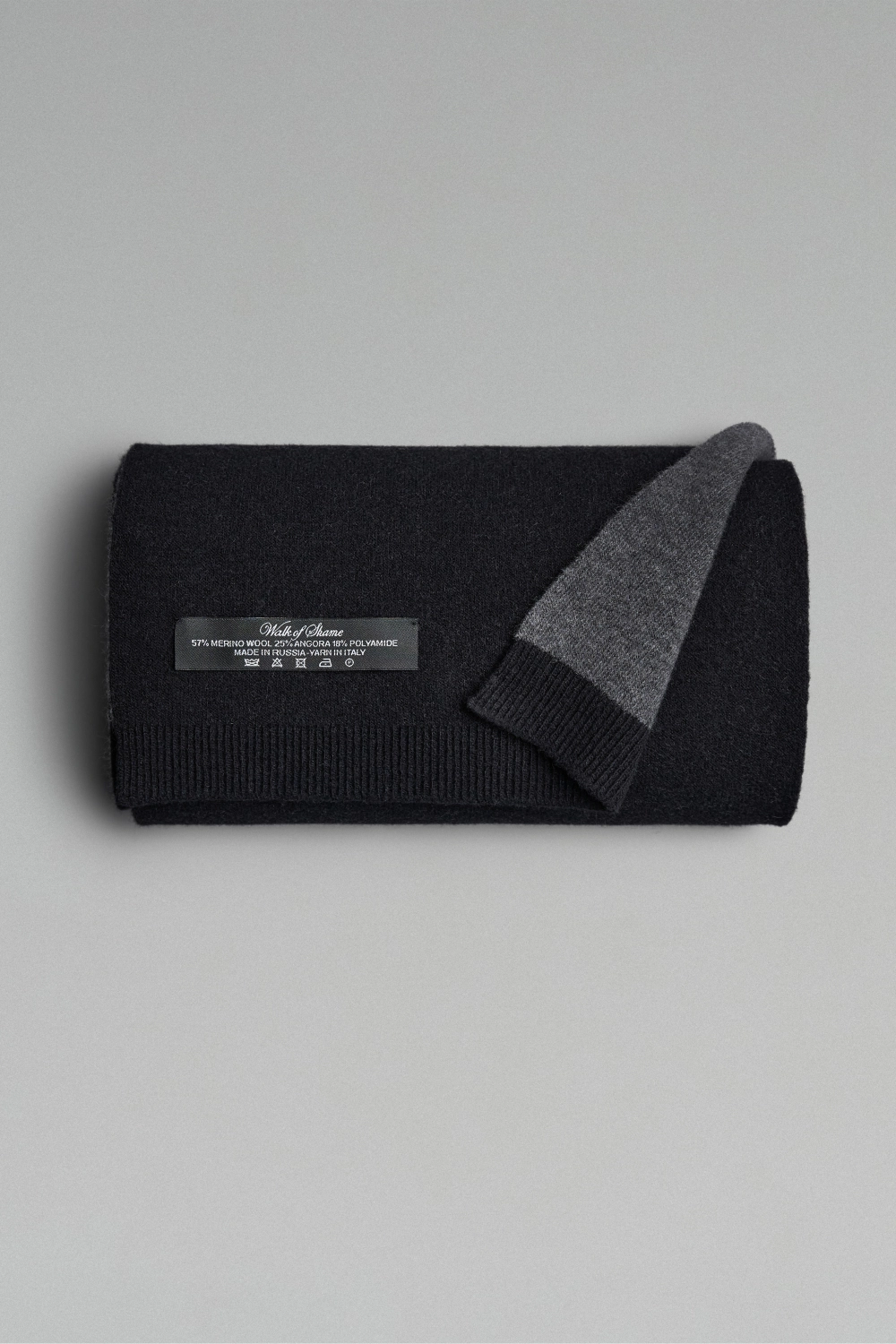 Вязаный двусторонний шарф